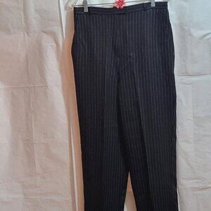 Lifestyle Attitude, Women's Black with Silver Strips Pants, Size 12, Not Worn